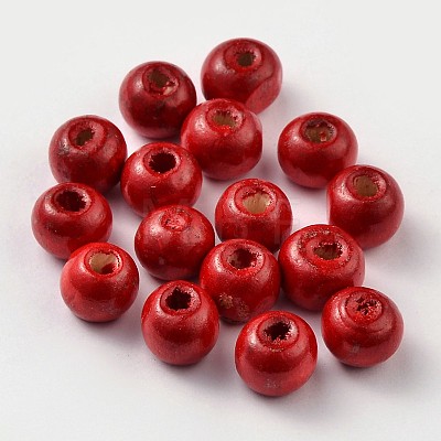 Natural Maple Wood Beads TB10mmY-1-1