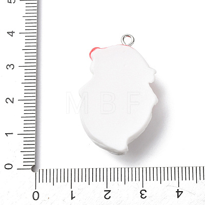 Christmas Opaque Resin Pendants RESI-A049-05B-1