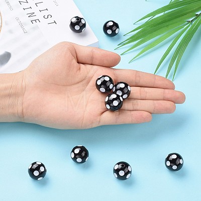 20MM Chunky Bubblegum Acrylic Round Beads X-SACR-S146-20mm-09-1