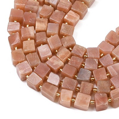 Natural Sunstone Beads Strands G-G053-B28-01-1