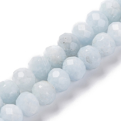 Natural Aquamarine Beads Strands G-K380-A50-01-1