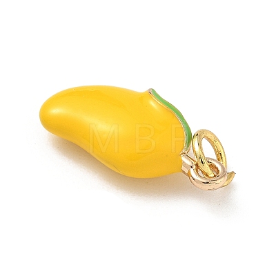 Brass Enamel Pendants KK-H523-01H-G-1