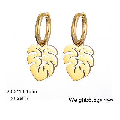 304 Stainless Steel Hoop Earrings FS-WG6A0FB-16-1