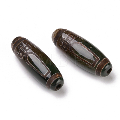 Tibetan Style dZi Beads X-TDZI-E004-02-1