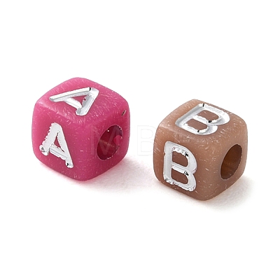 Opaque Acrylic Beads OACR-Z027-01A-1