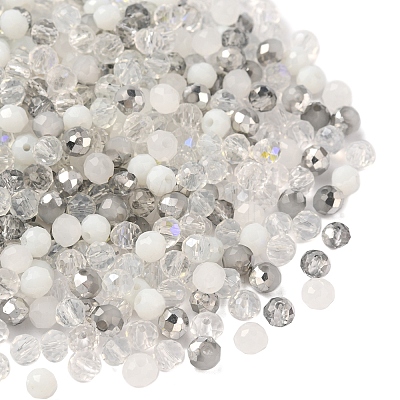 500Pcs Electroplat Opaque Glass Beads EGLA-YW0001-39D-1