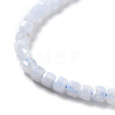 Natural Blue Lace Agate Beads Strands G-D467-A09-1
