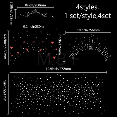 DELORIGIN Glass Hotfix Rhinestone DIY-DR0001-49B-1