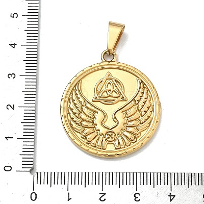 Religion Theme 304 Stainless Steel Pendants STAS-F336-06D-G-1