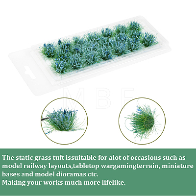 Resin Mini Grass Tufts AJEW-WH20120-10A-01-1