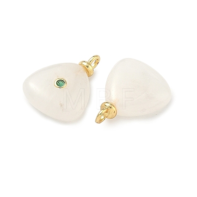 Natural White Jade Pendants KK-G555-17G-02-1