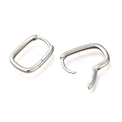 925 Sterling Silver Hoop Earrings STER-M018-01P-1