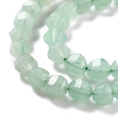 Natural Green Aventurine Beads Strands G-K312-22B-02-1