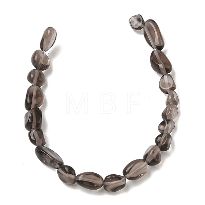 Natural Ice Obsidian Beads Strands G-C286-A15-1