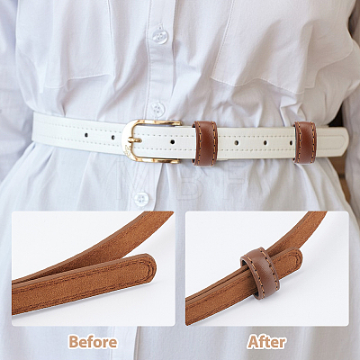 18Pcs 3 Colors Leather Belt Loop Ring DIY-FH0010-92-1
