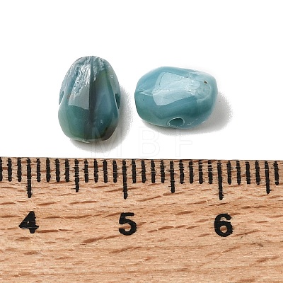 Opaque Acrylic Imitation Gemstone Beads OACR-G061-04F-1