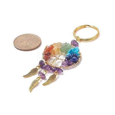 Natural Amethyst Keychain X1-KEYC-JKC00435-02-1