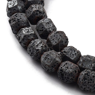 Natural Lava Rock Beads Strands G-H303-C29-1