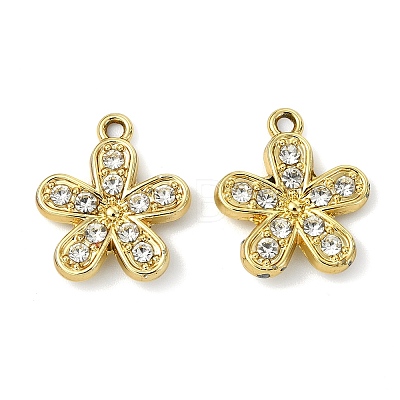 Alloy Crystal Rhinestone Pendants ALRI-T012-04D-G-1