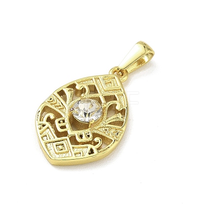 304 Stainless Steel Crystal Rhinestone Pendants LS-STAS-C179-05G-1