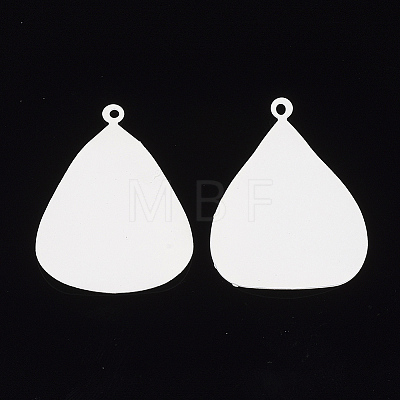 Spray Painted Eco-Friendly Iron Pendants X-IFIN-T009-18F-1