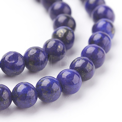 Natural Lapis Lazuli Beads Strands X-G-G087-4mm-1