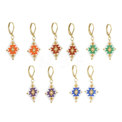 304 Stainless Steel Leverback Earrings EJEW-MZ00733-1