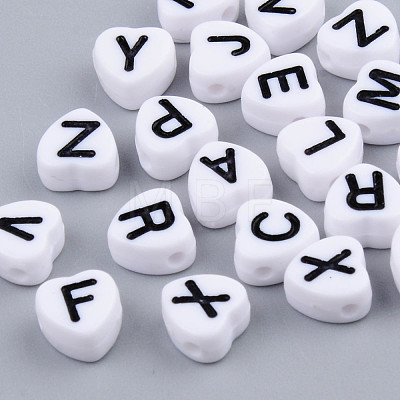 Opaque Acrylic Enamel Beads X-MACR-S273-37A-1