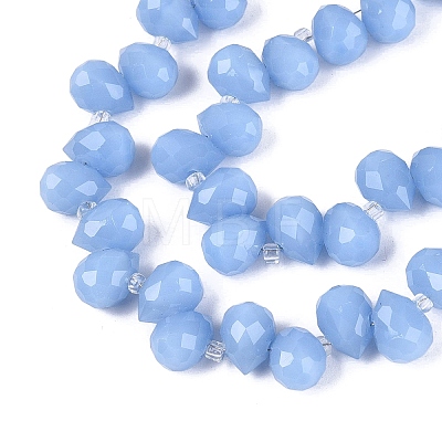 Imitation Jade Glass Beads Strands GLAA-Q116-01A-E02-1