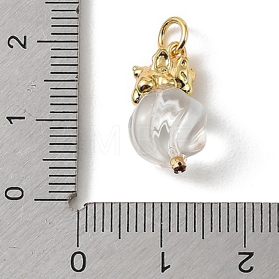 Natural Quartz Crystal Pendants KK-D262-05G-02-1