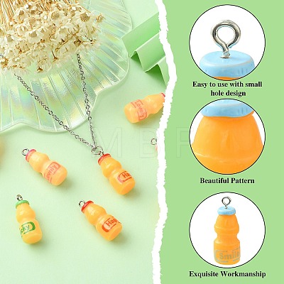 Resin Pendants RESI-CJ0001-36-1