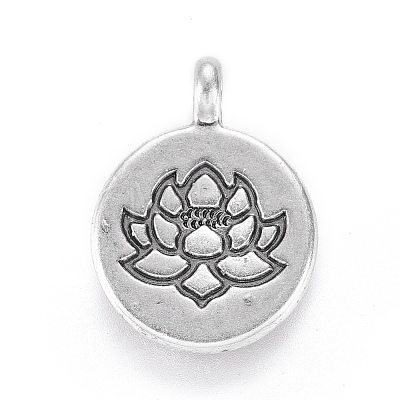 Tibetan Style Alloy Pendants TIBE-S301-015TAS-NR-1