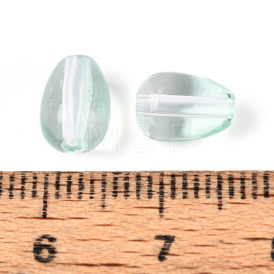Baking Paint Transparent Glass Beads DGLA-N014-10I-1