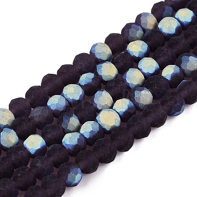 Transparent Glass Beads Strands LS-EGLA-A044-T4mm-MB15-1