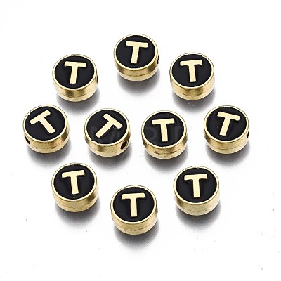 Alloy Enamel Beads ENAM-N052-006-02T-RS-1