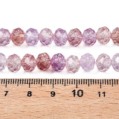 Transparent Glass Beads Strands GLAA-T023-10mm-A03-1