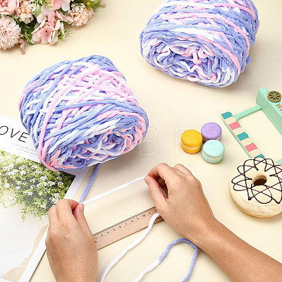 4 Bundles Polyester Yarn FB-FSB9EF-01A-1