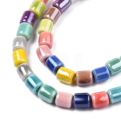 Handmade Porcelain Beads Strands PORC-N007-12-1