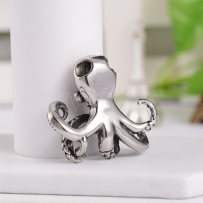 Retro 316 Surgical Stainless Steel Octopus Pendants STAS-E096-71AS-1