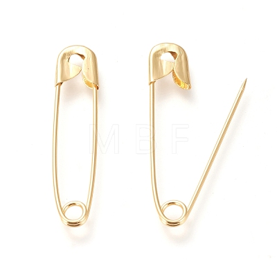 Brass Safety Pins KK-L0016-018G-1