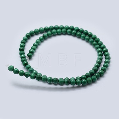 Natural Malachite Beads Strands G-F571-27AB1-7mm-1
