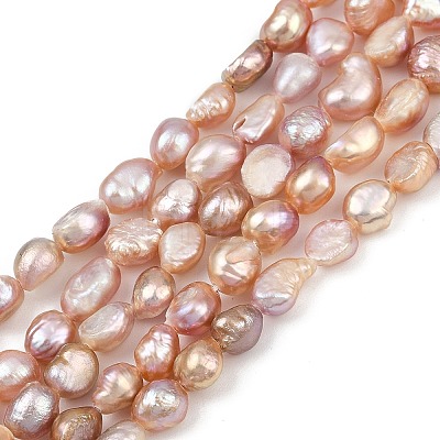 Natural Cultured Freshwater Pearl Beads Strands PEAR-P064-20H-01D-1