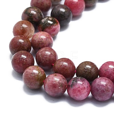 Natural Rhodonite Beads Strands G-K245-A11-04-1