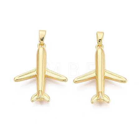 Brass Pendants KK-N259-05G-1