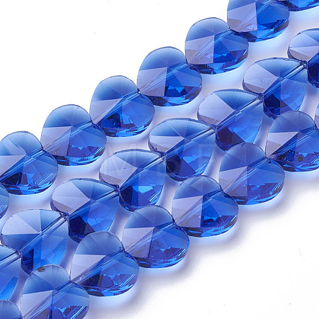 Transparent Glass Beads GLAA-Q066-14mm-A07-1