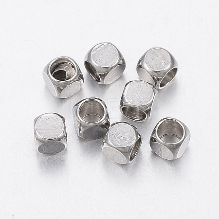 Tarnish Resistant 304 Stainless Steel Beads STAS-H426-02-2MM-1