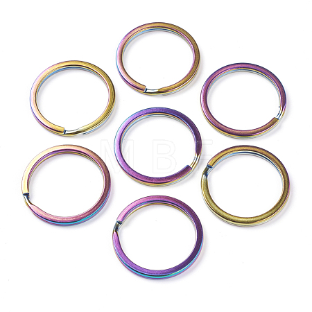 Ion Plating(IP) 304 Stainless Steel Split Key Rings X-STAS-L216-09A-1