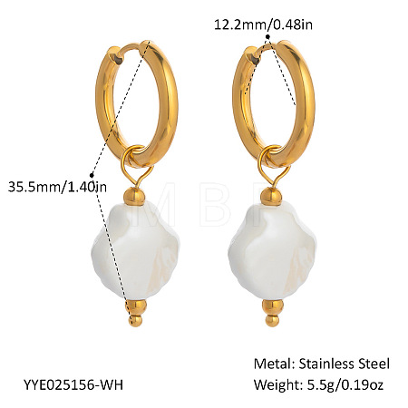 304 Stainless Steel Hoop Earrings ZP5553-3-1