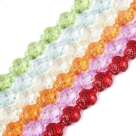 Transparent Glass Beads Strands DGLA-N021-02A-1