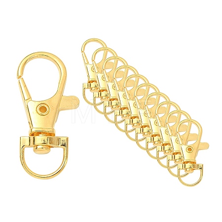 Alloy Swivel Lobster Claw Clasps TIBE-YW0001-54G-1